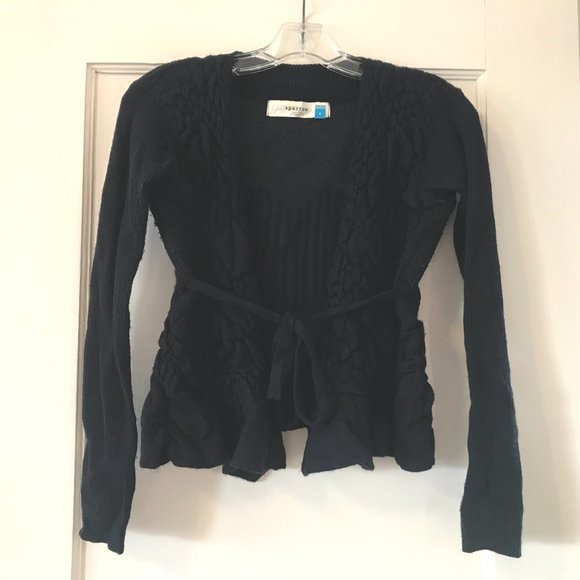 Sparrow | Navy Dimpled Cardigan - Picture 4 of 12